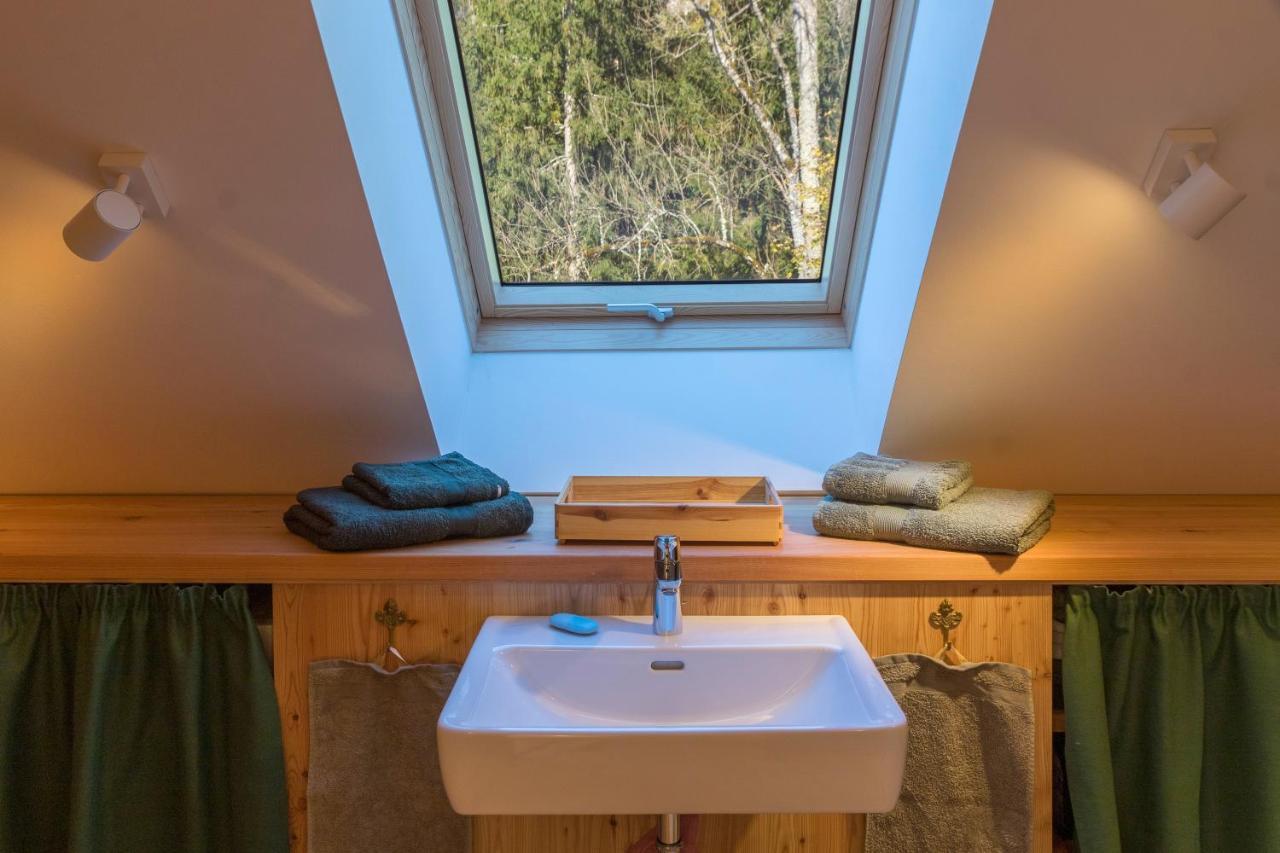 Charmante Gaestewohnung In Altem Bauernhaus In Alpiner Alleinlage Stanz Im Murztal Luaran gambar